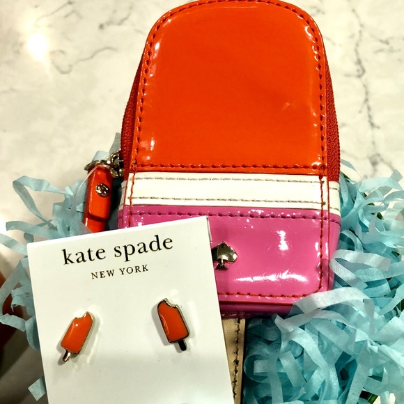 Kate Spade Flavor Month Coin Purse & Earrings - Picture 6 of 8